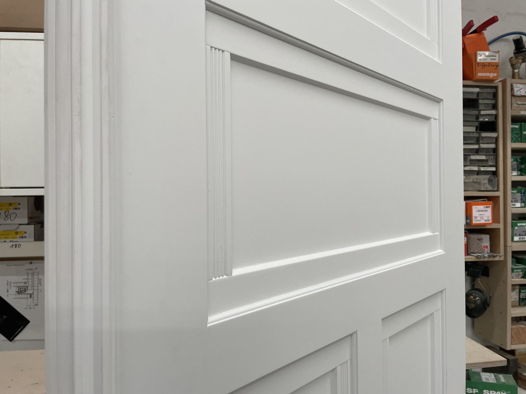 Tür in traditioneller Rahmenbauweise © Tischlerei Hamburger Möbel