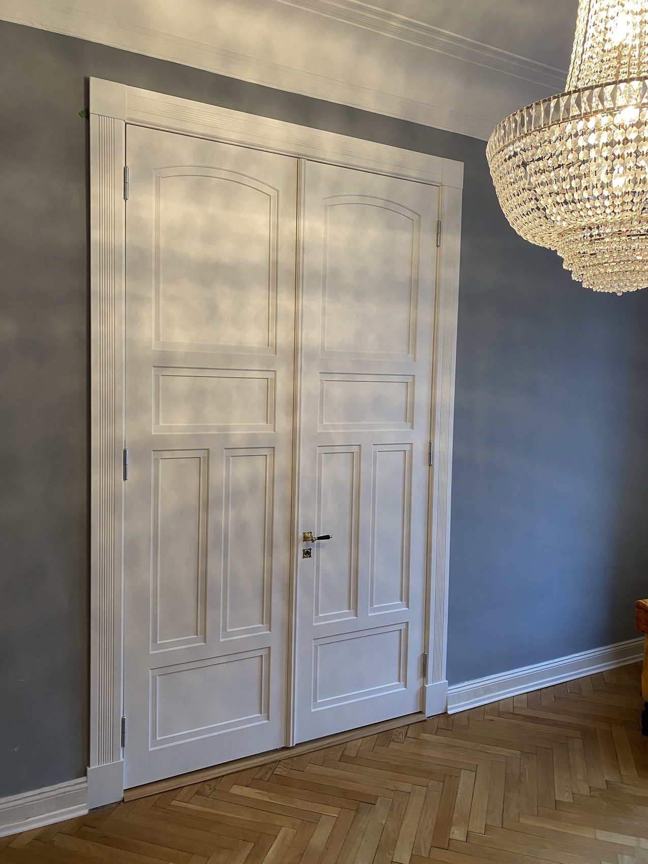Tür in traditioneller Rahmenbauweise © Tischlerei Hamburger Möbel