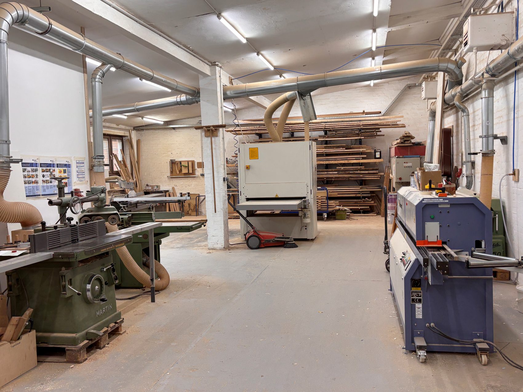 Einblick in die Tischlerei